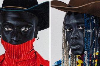 Contrasterende grijstinten met levendige kleuren, Otis Kwame Kye Quaicoe schildert gewaagde, subversieve portretten van zwarte onderwerpen