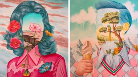 Menselijke anatomie en ontbindende flora onthullen een surrealistische mix van dromen en gevoelens in de portretten van Rafael Silveira